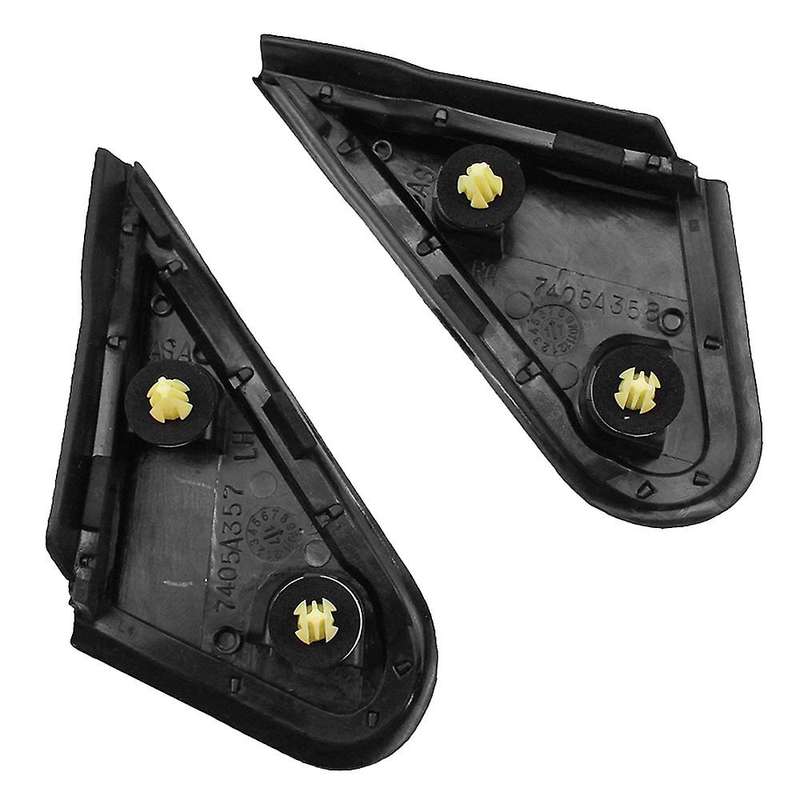 for 2008-2015 Front L+R Mirror Outer Triangular Cover Pillar Triple-cornered Plate Trim