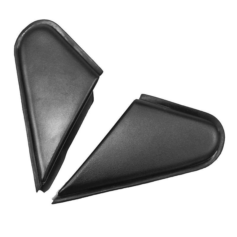 for 2008-2015 Front L+R Mirror Outer Triangular Cover Pillar Triple-cornered Plate Trim