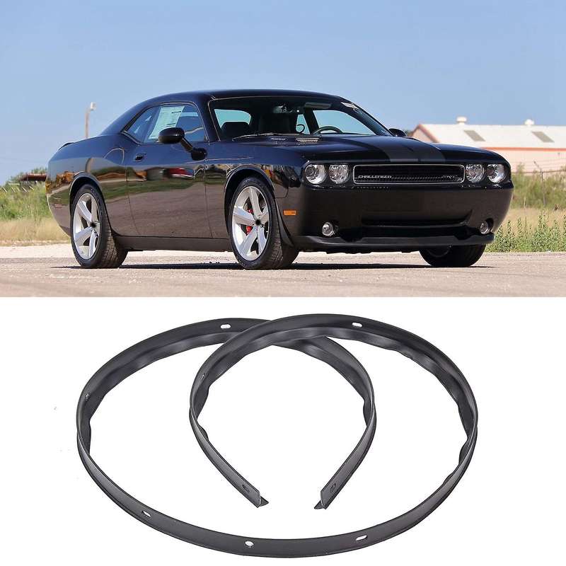 for 2008-2018 68051392AA Front Hood Bumper Weatherstrip Seal and Rivets