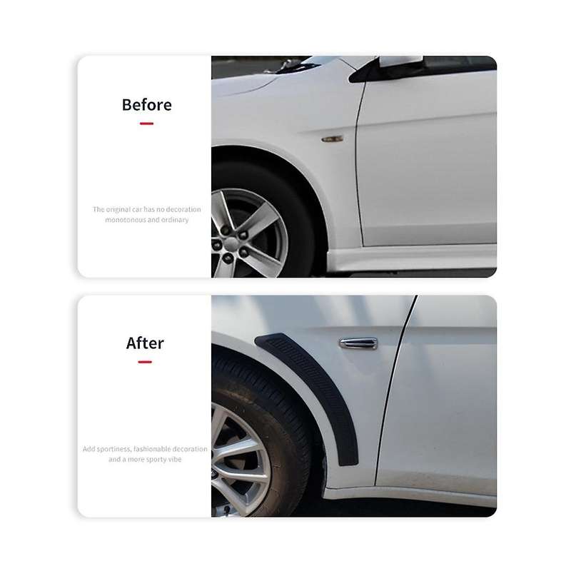 for 2008-2015 Sticker Simulation Side Vent Cover Decoration 2pcs