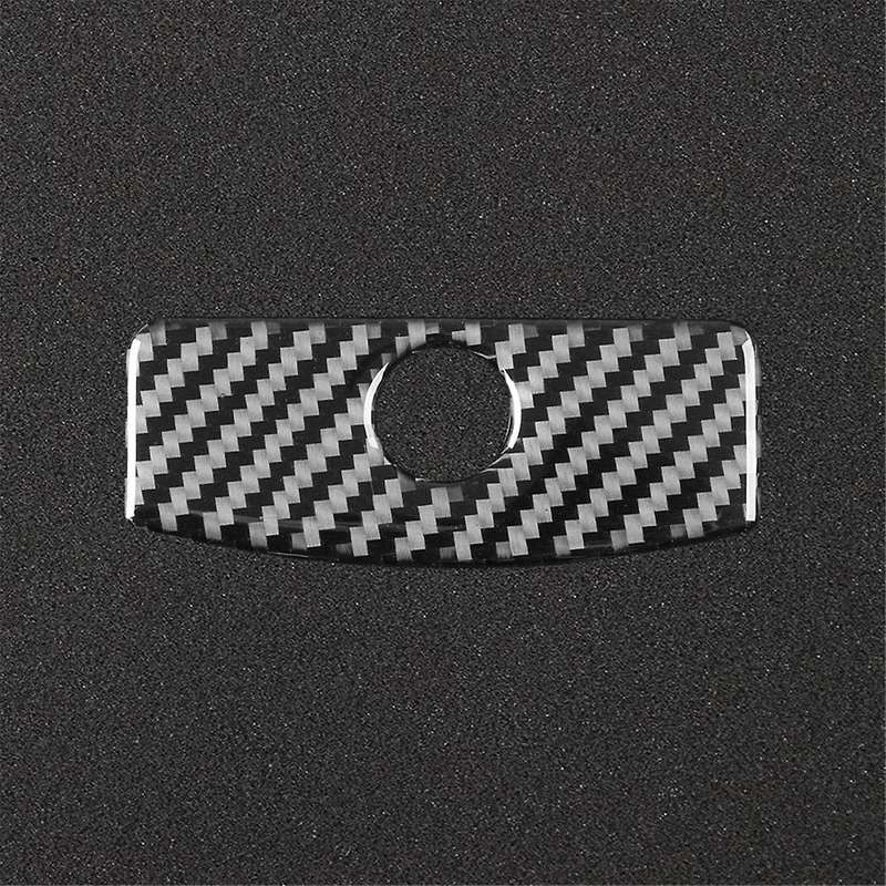 for 2009-2012 Soft Carbon Fiber Car Glove Box Handle Cover Trim Sticker Accessories