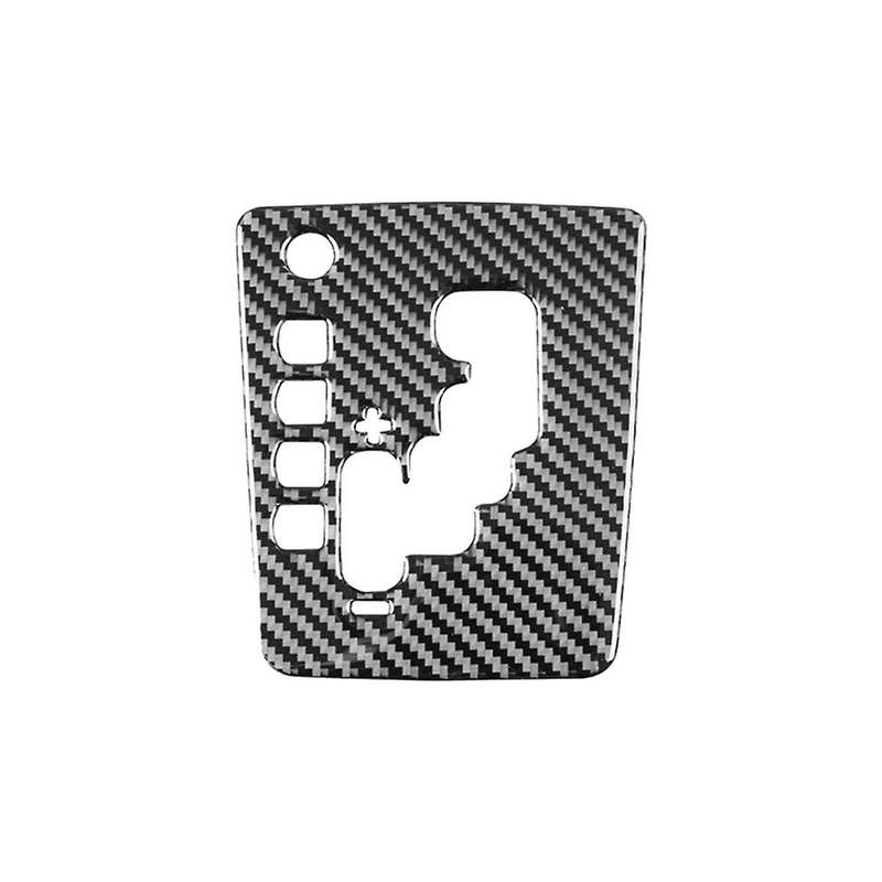 for 2009-2012 Soft Carbon Fiber Car Gear Shift Cover Trim Sticker Accessories