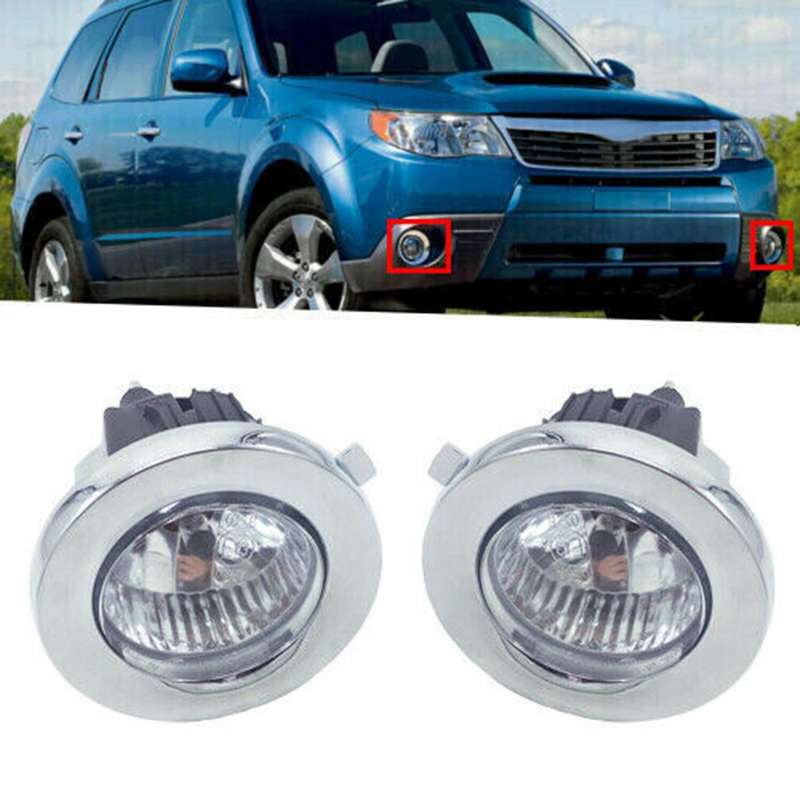 for 2009-2013 Front Clear Fog Light & Fog Lamp Cover Trim Ring