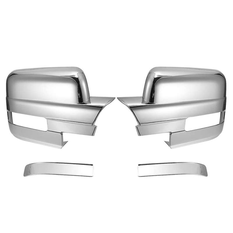 for 2009-2014 Side Mirror Cover, Car Rear View Mirror Cover Trim Accessories - Chrome