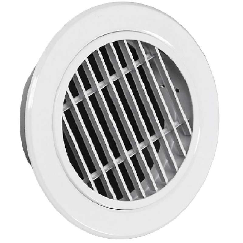 for 200mm Aluminum Alloy Louver Vent Grill Cover Round Single Layer Louver Windproof/rainproof Linea