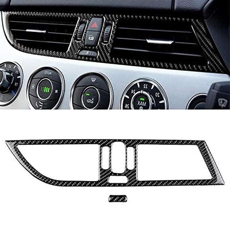 for 2009-2015 Z4 Car Carbon Fiber Sticker Z4 Middle Tuyere Carbon Fiber Sticker Right Drive 2Pcs