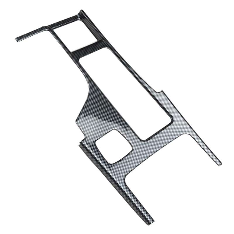 for 2010 2011 2012 2013 2014 2015 Carbon Style Gear Box Panel Water Cup Holder Cover Trim Car-Styli