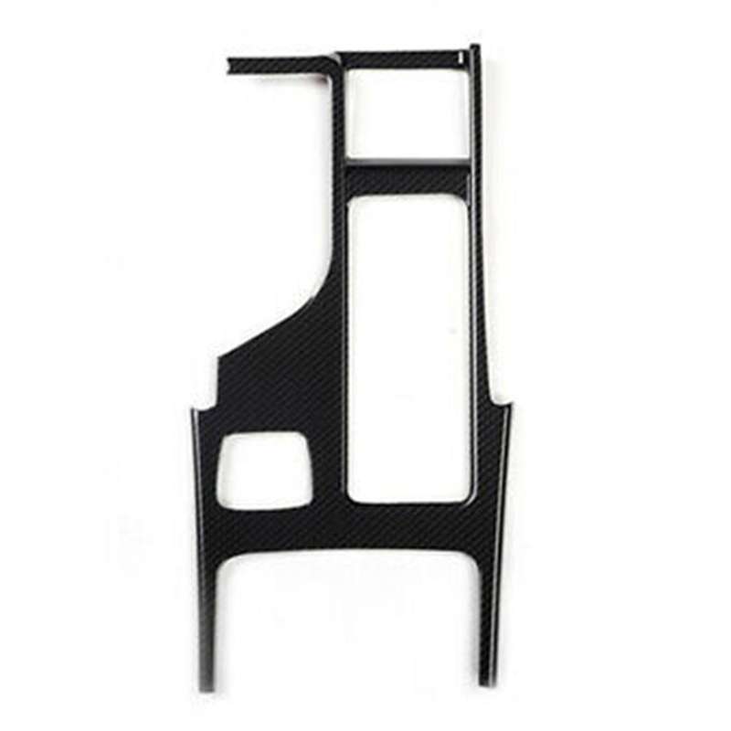 for 2010 2011 2012 2013 2014 2015 Carbon Style Gear Box Panel Water Cup Holder Cover Trim Car-Styli