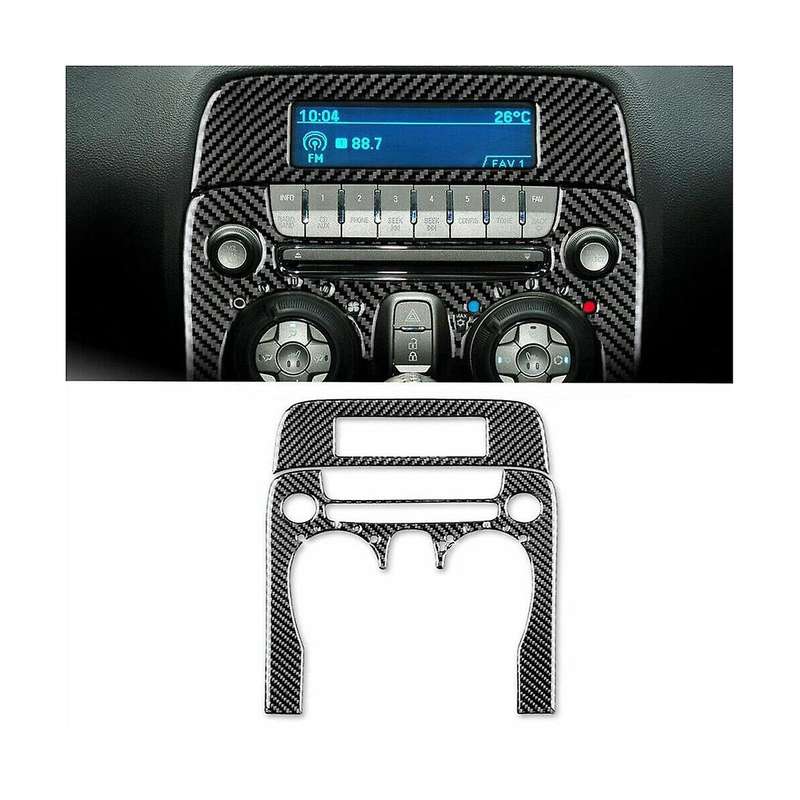 for 2010-2015 Carbon Fiber Full Interior Kit Central Control Trim Decorative Stickers Car Accessorie