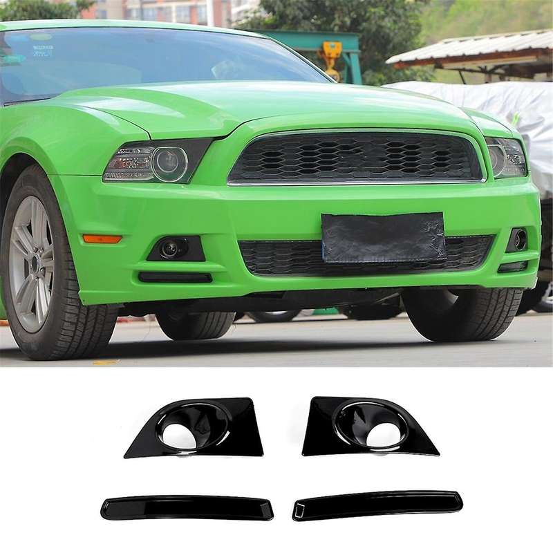 for 2010-2014 Car Front Fog Lamp Light Cover Trim Decoration Sticker Accessories