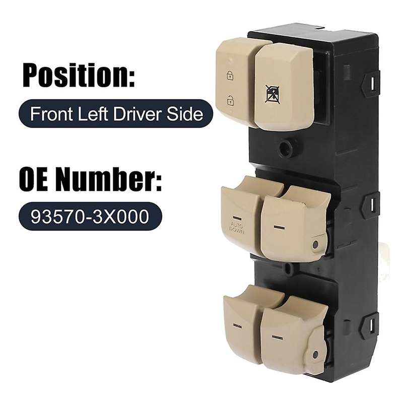 for 2011 2012 2013 2014 2015 Power Master Window Lift Control Switch LHD 93570-3X000