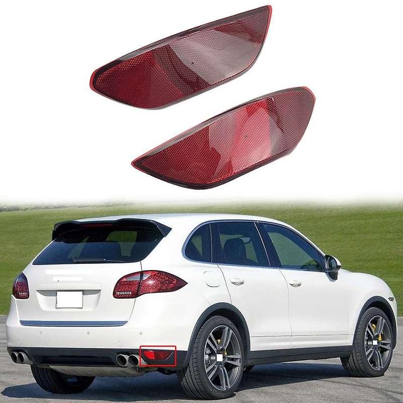 for  2011-2014 Rear Bumper Brake Light Warning Lamp Reflector Light Tail Fog Light Fog Lamp