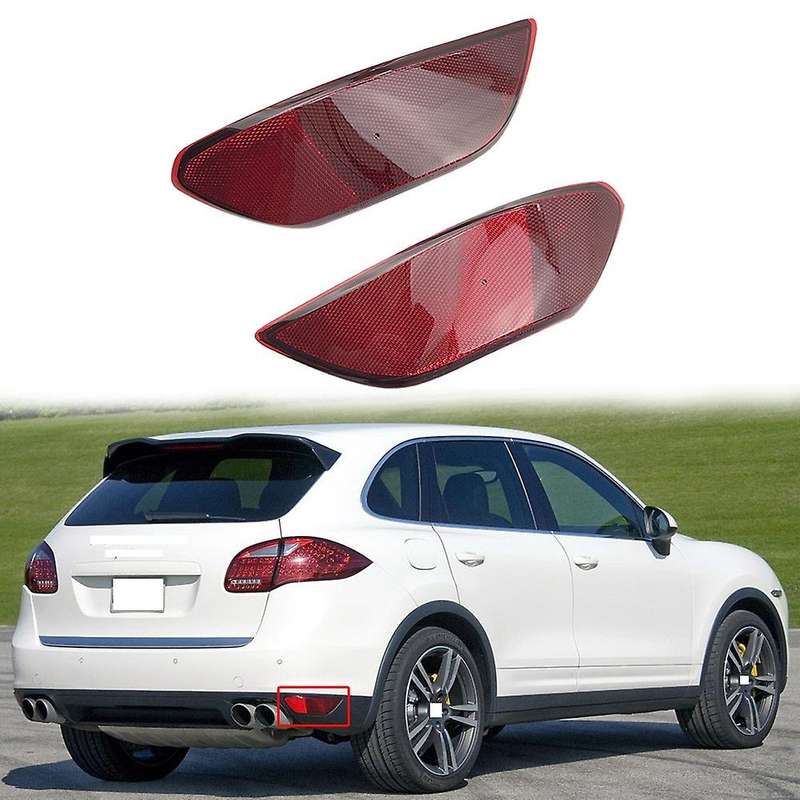 for  2011-2014 Right Rear Bumper Brake Light Warning Lamp Reflector Light Tail Fog Light Fog Lamp