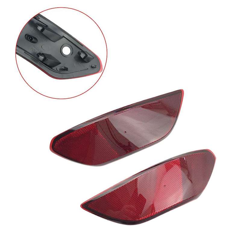 for  2011-2014 Right Rear Bumper Brake Light Warning Lamp Reflector Light Tail Fog Light Fog Lamp