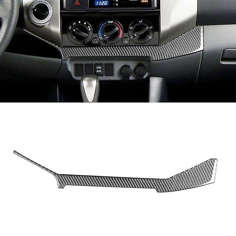 for 2011-2015 Soft Carbon Fiber Car Center Console Panel Cover Trim Interior Accessories