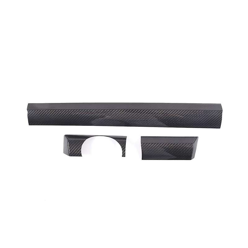 for 2011-2017 Dry Carbon Fiber Car Center Console Dashboard Cover Decorative Trim Sticker Accessori