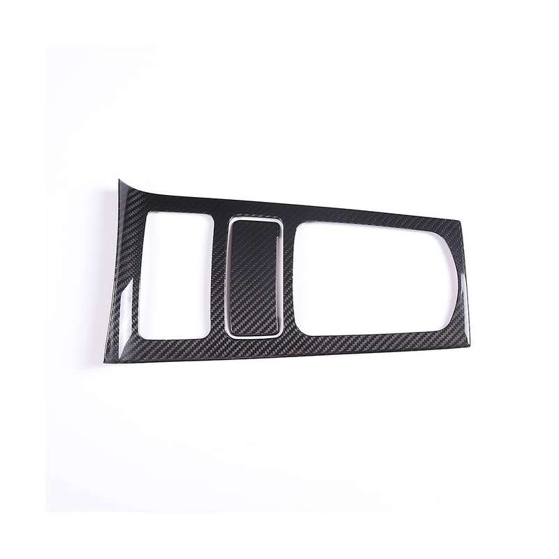 for 2011-2017 Carbon Fiber Car Center Control Gear Panel Cover Trim Interior Accessories