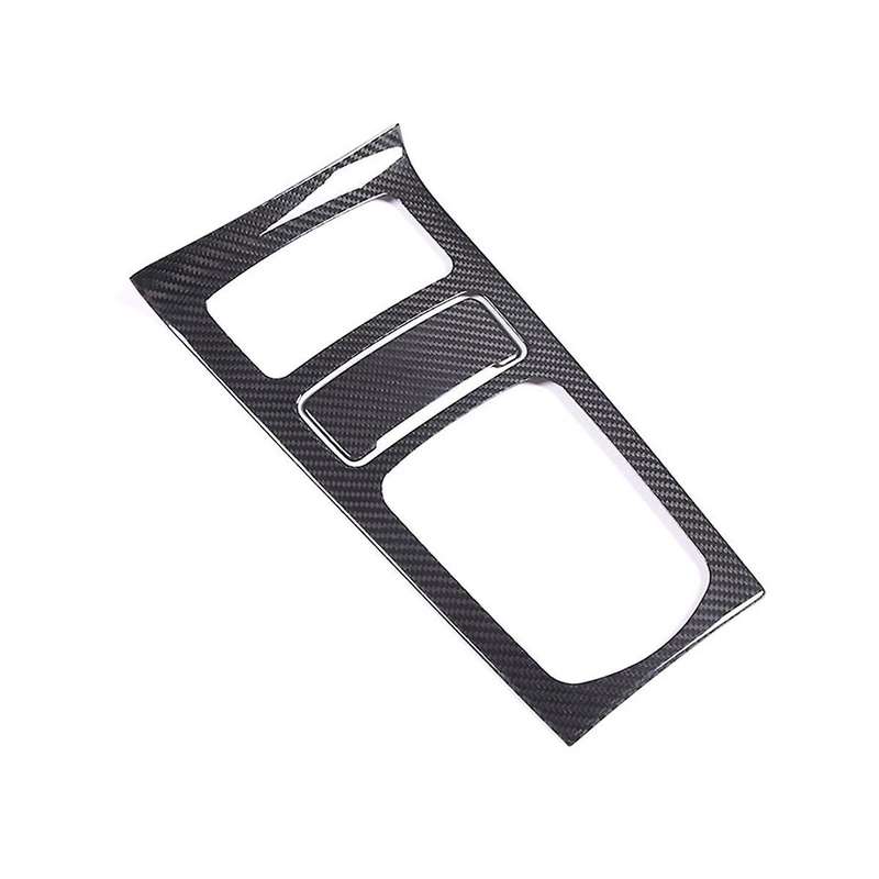 for 2011-2017 Carbon Fiber Car Center Control Gear Panel Cover Trim Interior Accessories