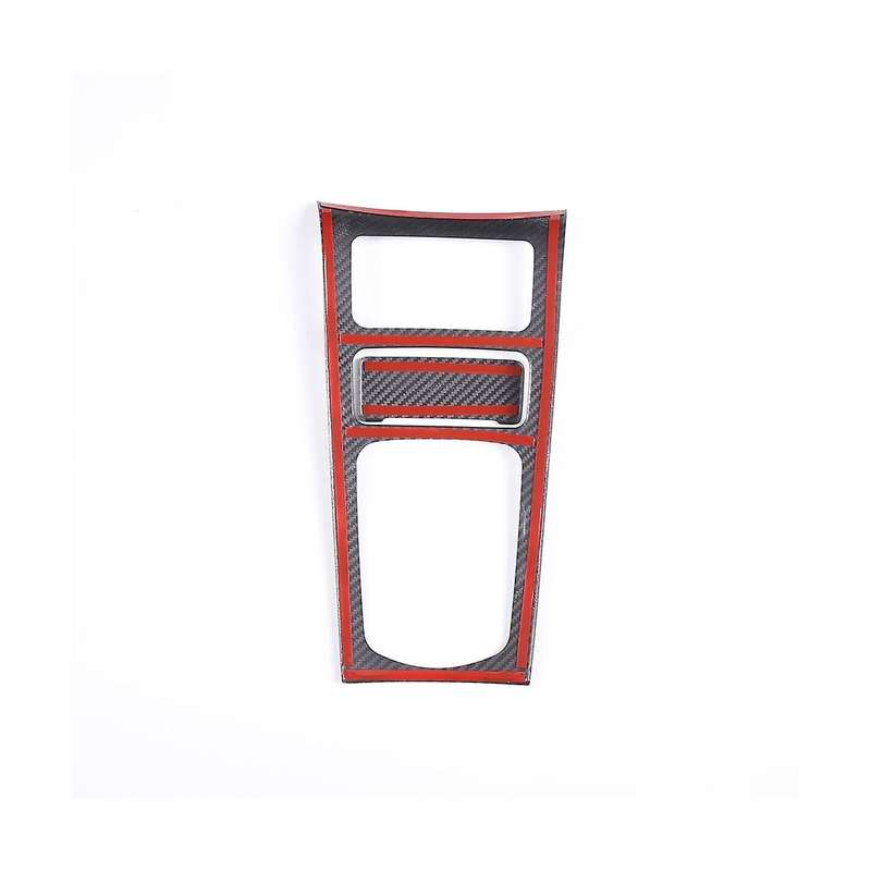 for 2011-2017 Carbon Fiber Car Center Control Gear Panel Cover Trim Interior Accessories