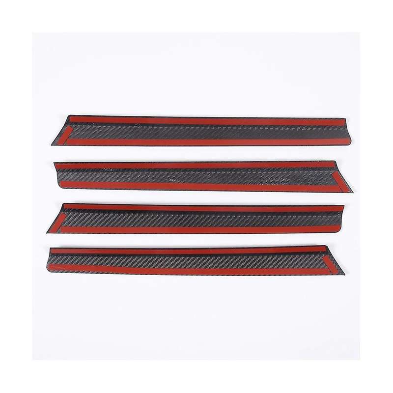 for 2011-2017 Dry Carbon Fiber Car Inner Door Panel Cover Trim Sticker Accessories