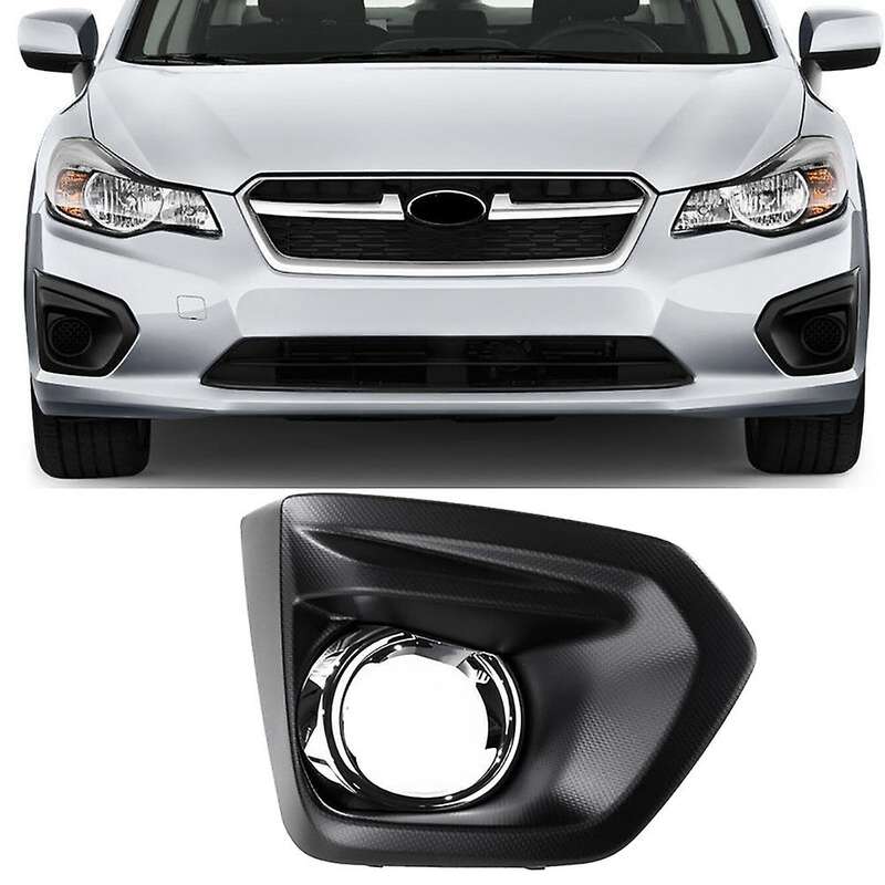 for 2012-2014 Right Passenger Side Front Bumper Fog Light Lamp Bezel Cover with Chrome 57731-FJ020