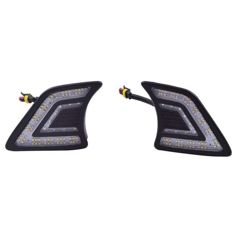 for 2012-2014 Pair Front LED DRL Daytime Running Fog Light Lamp
