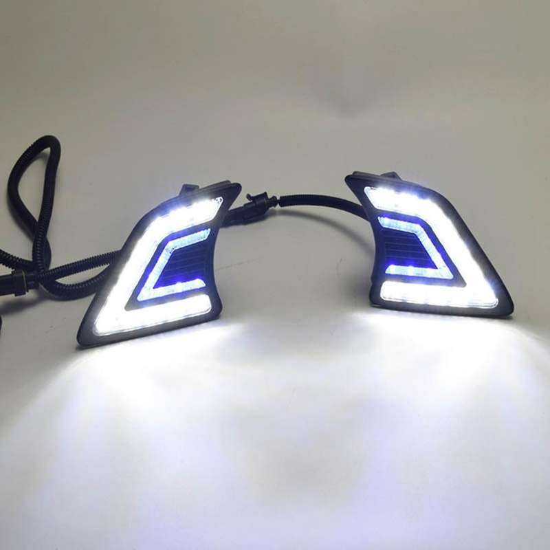 for 2012-2014 Pair Front LED DRL Daytime Running Fog Light Lamp