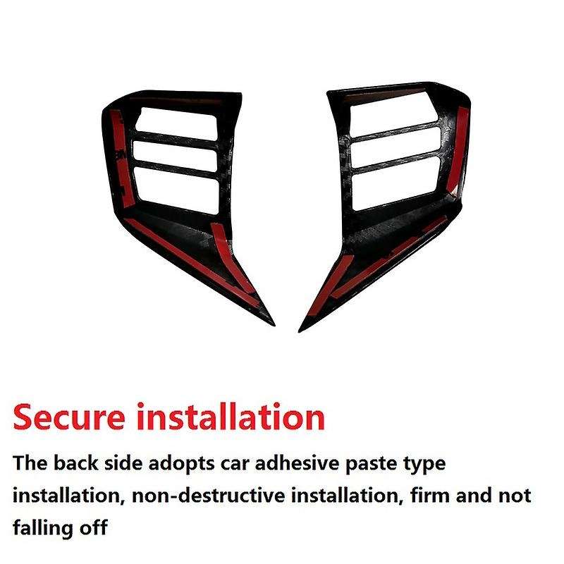 for 2013-2015 Car Carbon Fiber Grain Steering Wheel Button Frame Decoration Cover Trim Accessories