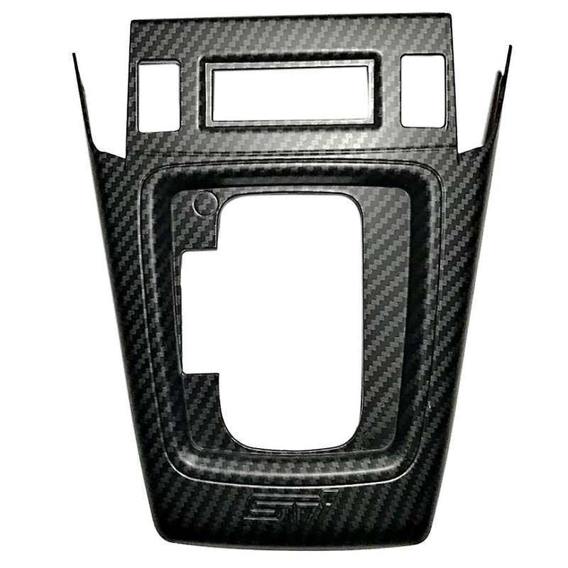 for 2013-2018 Car Gear Shift Knob Panel Cover Trim Decor Frame Sticker Accessories, Matt Black