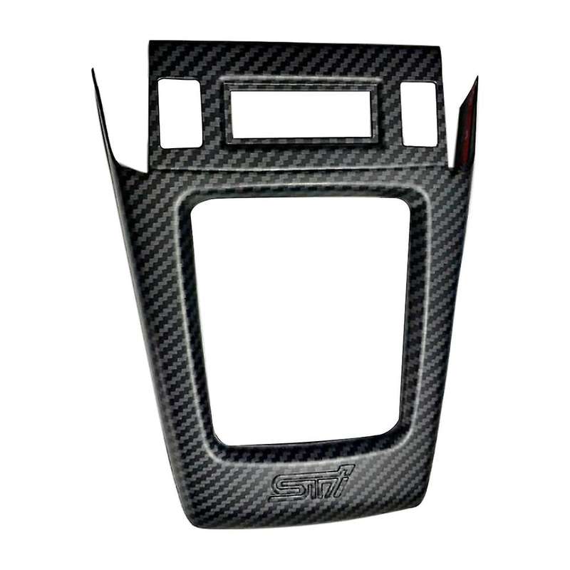 for 2013-2018 Gear Shift Knob Panel Cover Trim Decor Frame Sticker Car Accessories, Matte Carbon Fib