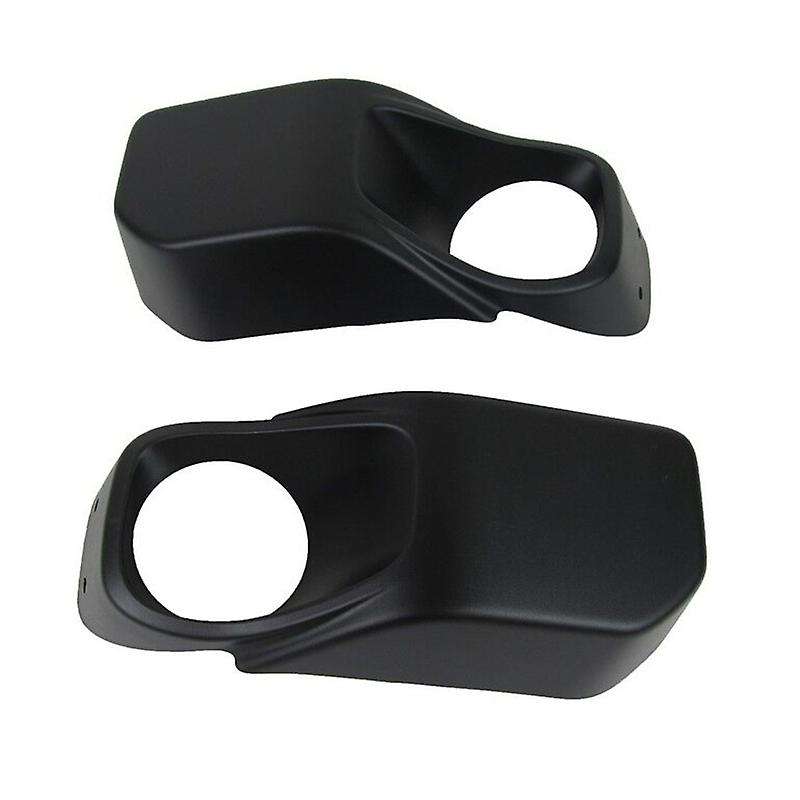 for 2013-2017 Wrangler Front Left + Right Steel Bumper Fog Light Lamp Covers 68231962aa