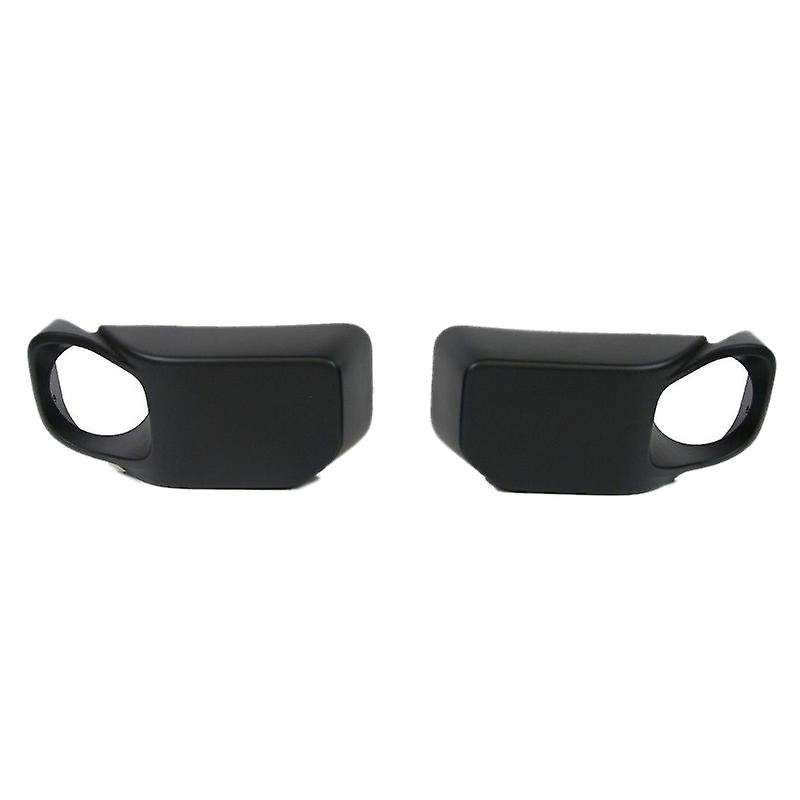 for 2013-2017 Wrangler Front Left + Right Steel Bumper Fog Light Lamp Covers 68231962aa