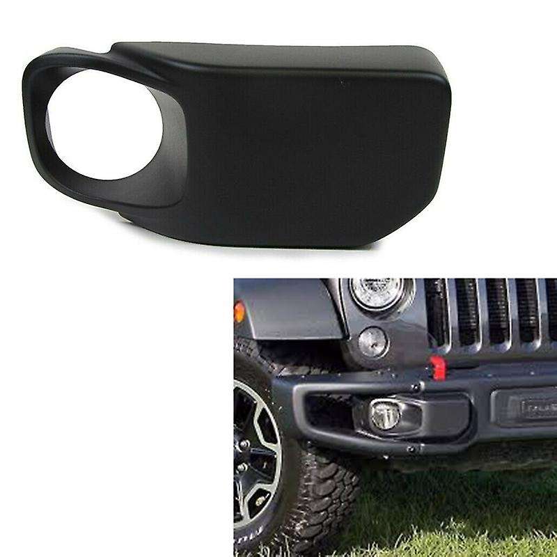 for 2013-2017 Wrangler Front Left + Right Steel Bumper Fog Light Lamp Covers 68231962aa