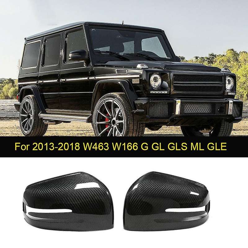 for 2013-2018 W463 W166 G GLS ML Real Carbon Fiber Rearview Mirror Cover Cap Side Mirror Cover