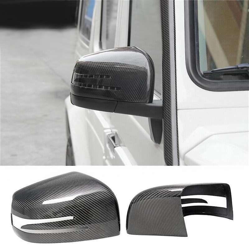 for 2013-2018 W463 W166 G GLS ML Real Carbon Fiber Rearview Mirror Cover Cap Side Mirror Cover