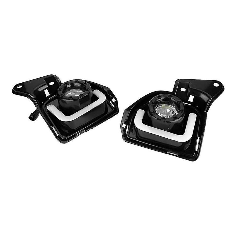 for 2014 2015 2016 2017 2018 Front Fog Light Lamp Led DRL Daytime Running Light with Switch Harness