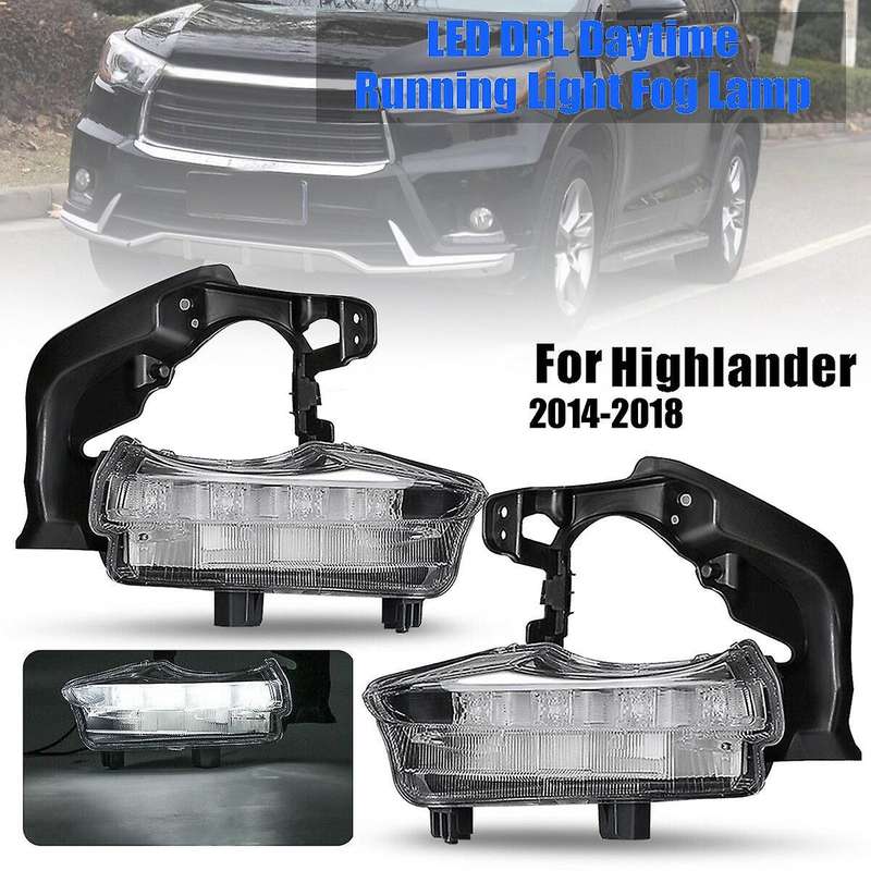 for 2014 2015 2016 2017 LED DRL Daytime Running Fog Light Lamp