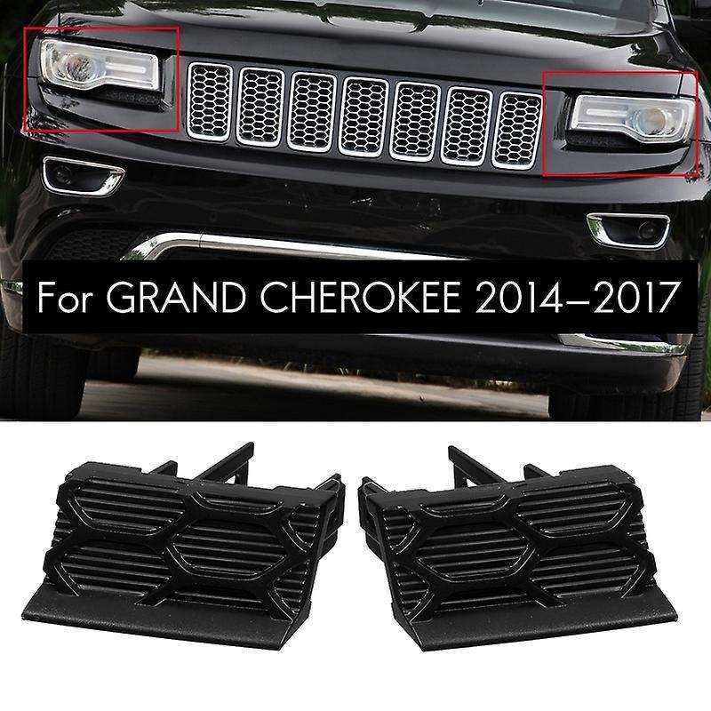 for 2014-2017 GRAND Front Headlight Lamp Washer Nozzle Bezel / Cover Left + Right 68223016AA 6822301