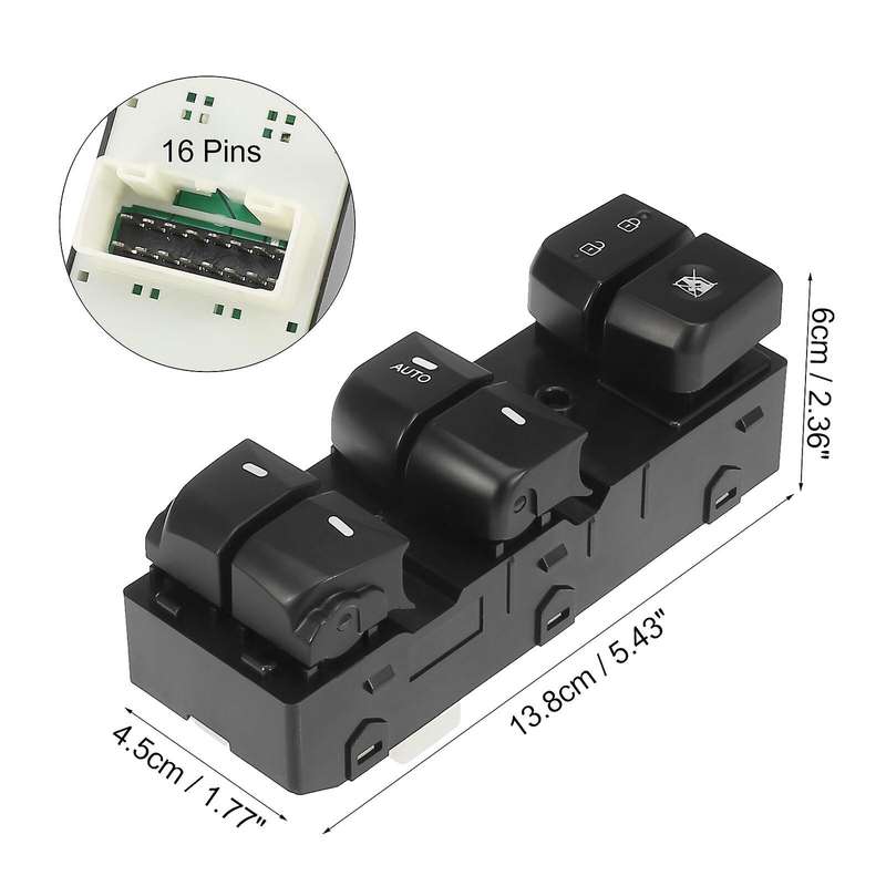 for 2014-2016 Left Driver Side Door Window Control Switch 93570-3X012