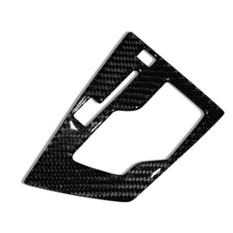 for 2014-2018 Carbon Fiber Centre Console Gear Shift Panel Trim