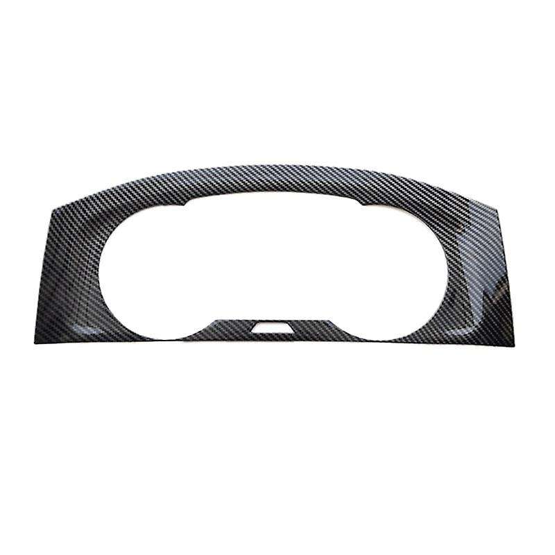 for 2014-2019 Golf MK7 MK7.5 ABS Carbon Fiber Interior Dashboard Meter Display Frame Cover Trim