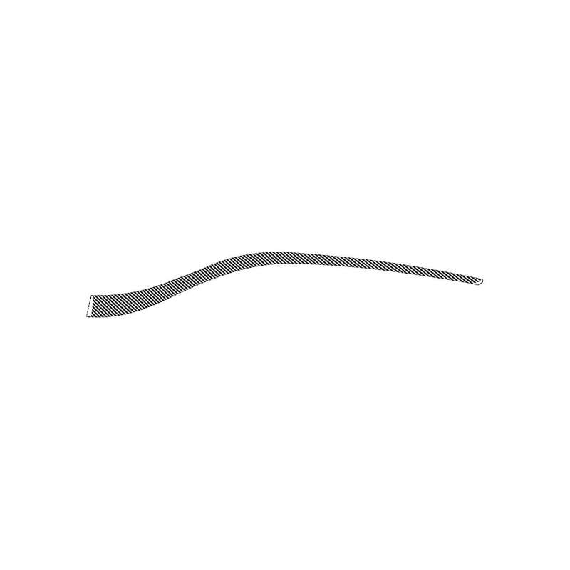 for 2014-2020 Soft Carbon Fiber Car Co-Pilot Dashboard Trim Strip Cover Trim Sticker Accessories