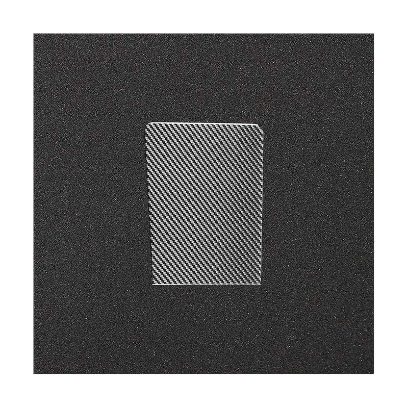 for 2014-2020 Soft Carbon Fiber Car Driver Storage Box Cover Panel Trim Sticker Accessories