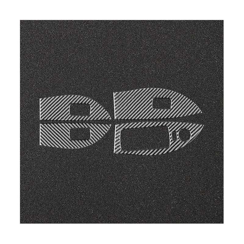 for 2014-2020 Soft Carbon Fiber Car Window Lift Switch Cover Panel Trim Sticker Accessories