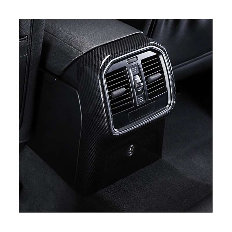 for 2014-2022 Dry Carbon Fiber Car Rear Air Conditioner Vent Outlet Cover Trim Decoration Accessori