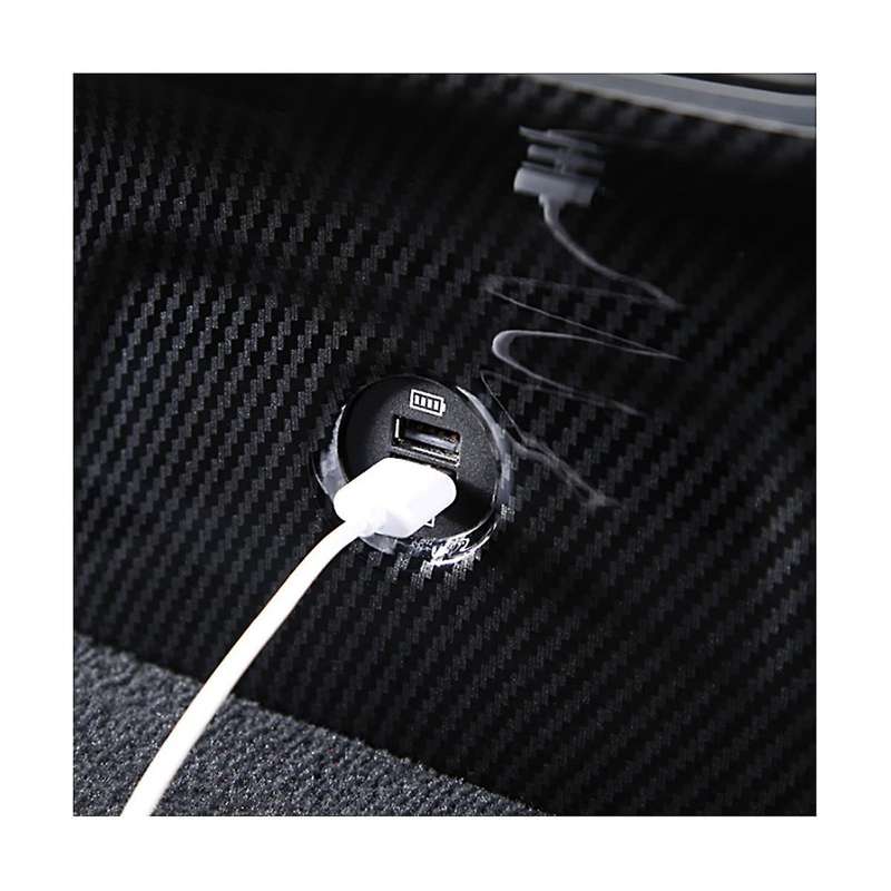 for 2014-2022 Dry Carbon Fiber Car Rear Air Conditioner Vent Outlet Cover Trim Decoration Accessori