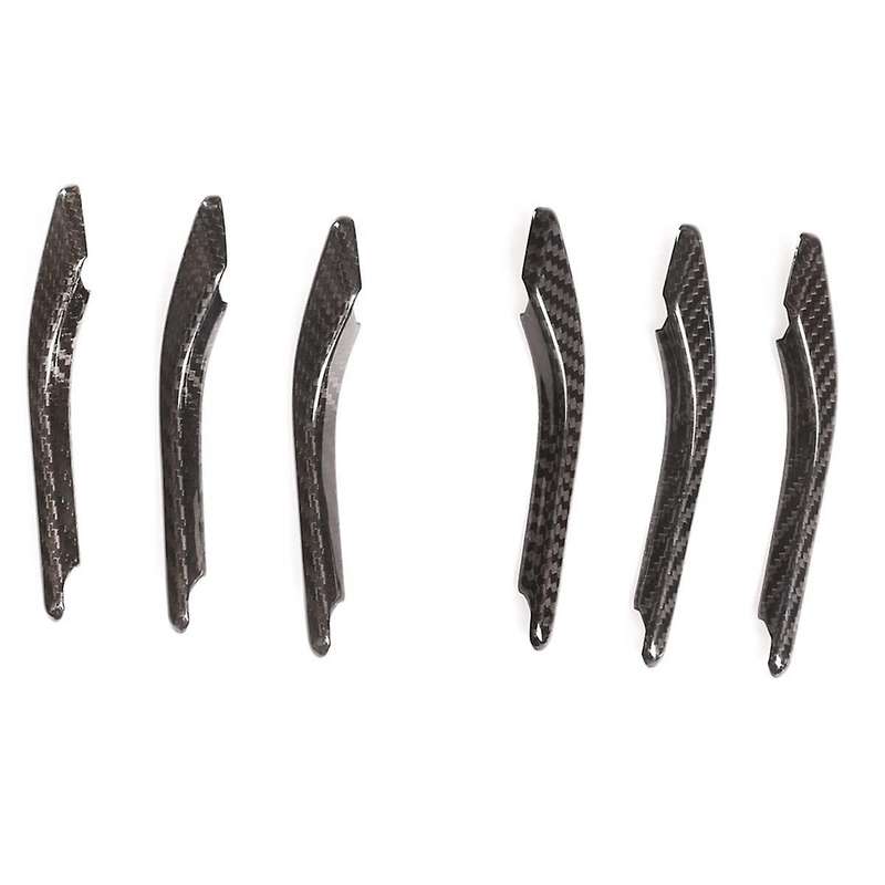for 2014-2022 Dry Carbon Fiber Car Side Cover Trim Sticker Accessories (Black)
