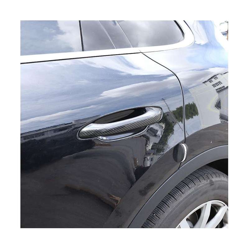 for 2014-2023 Dry Carbon Fiber Car Exterior Door Handle Cover Trim Sticker Accessories (Without Hol
