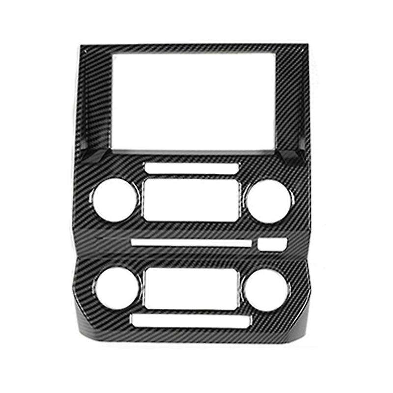 for 2015 2016 2017 2018 2019 2020 Central Control Air Conditioning & GPS Navi Panel Trim, ABS Carbon