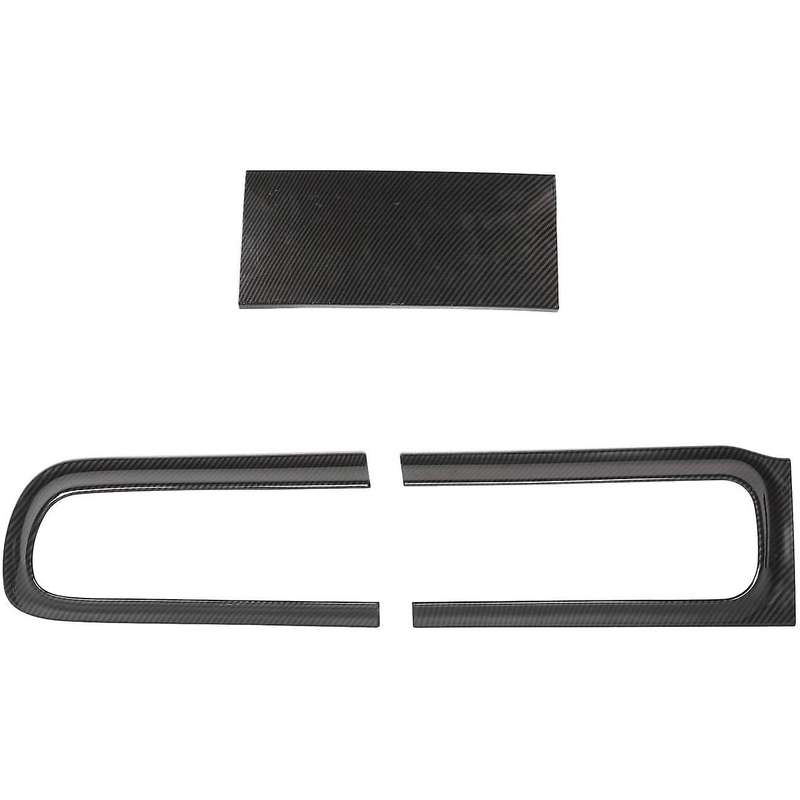 for 2015+ Car Carbon Fiber Taillight Cover Trim Rear Tail Light Lamp Decoration Frame Accessories, 5